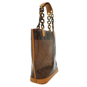 Louis Vuitton bag tote Monogram Brown Shoulder Cabas Ambre Vinyl